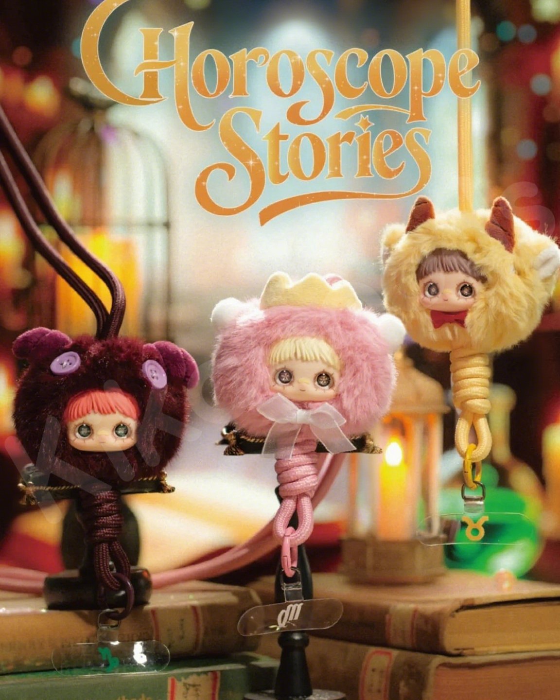 MAYMEI Horoscope Stories Series Plush Pendant Phone Strap Blind Box