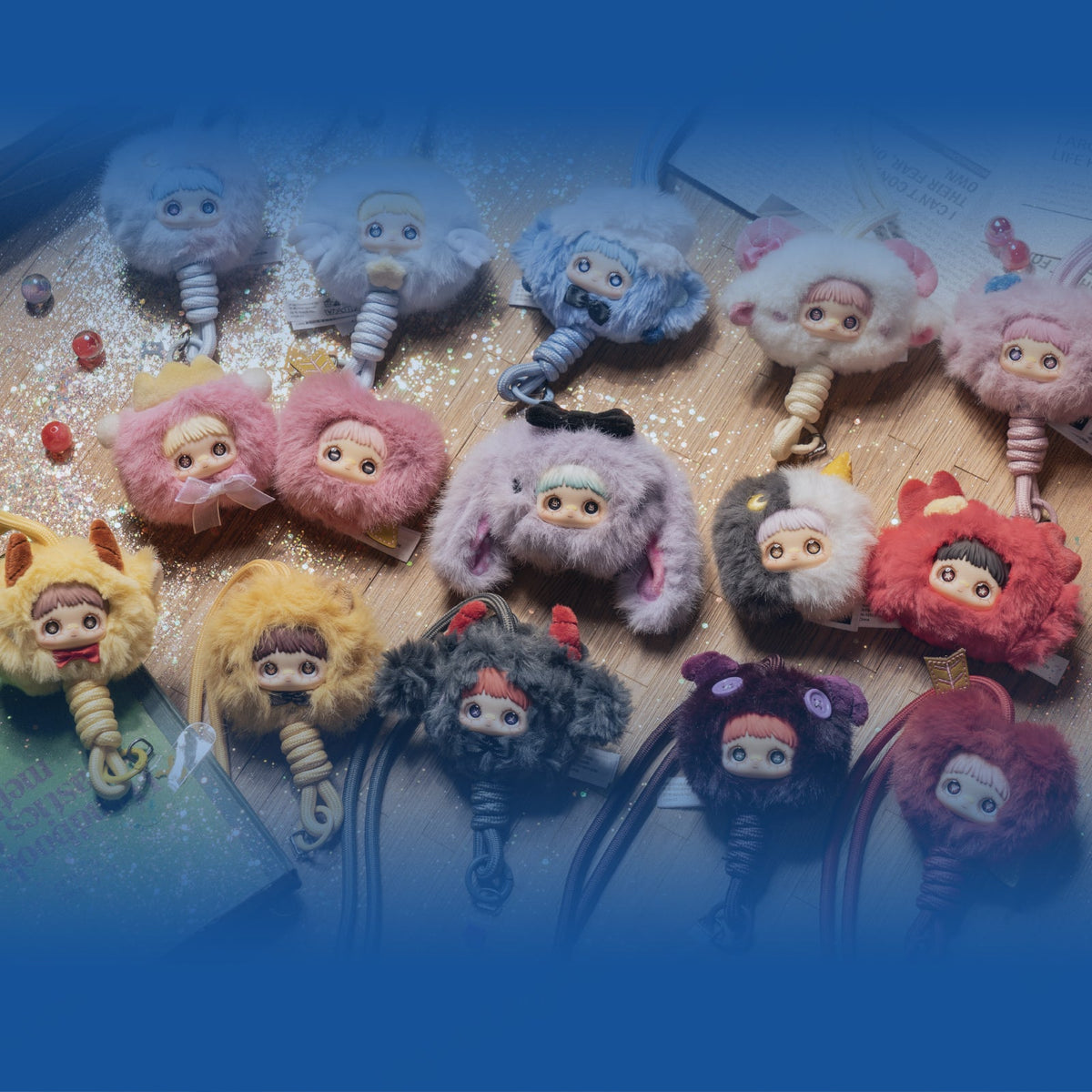 MAYMEI Horoscope Stories Series Plush Pendant Phone Strap Blind Box