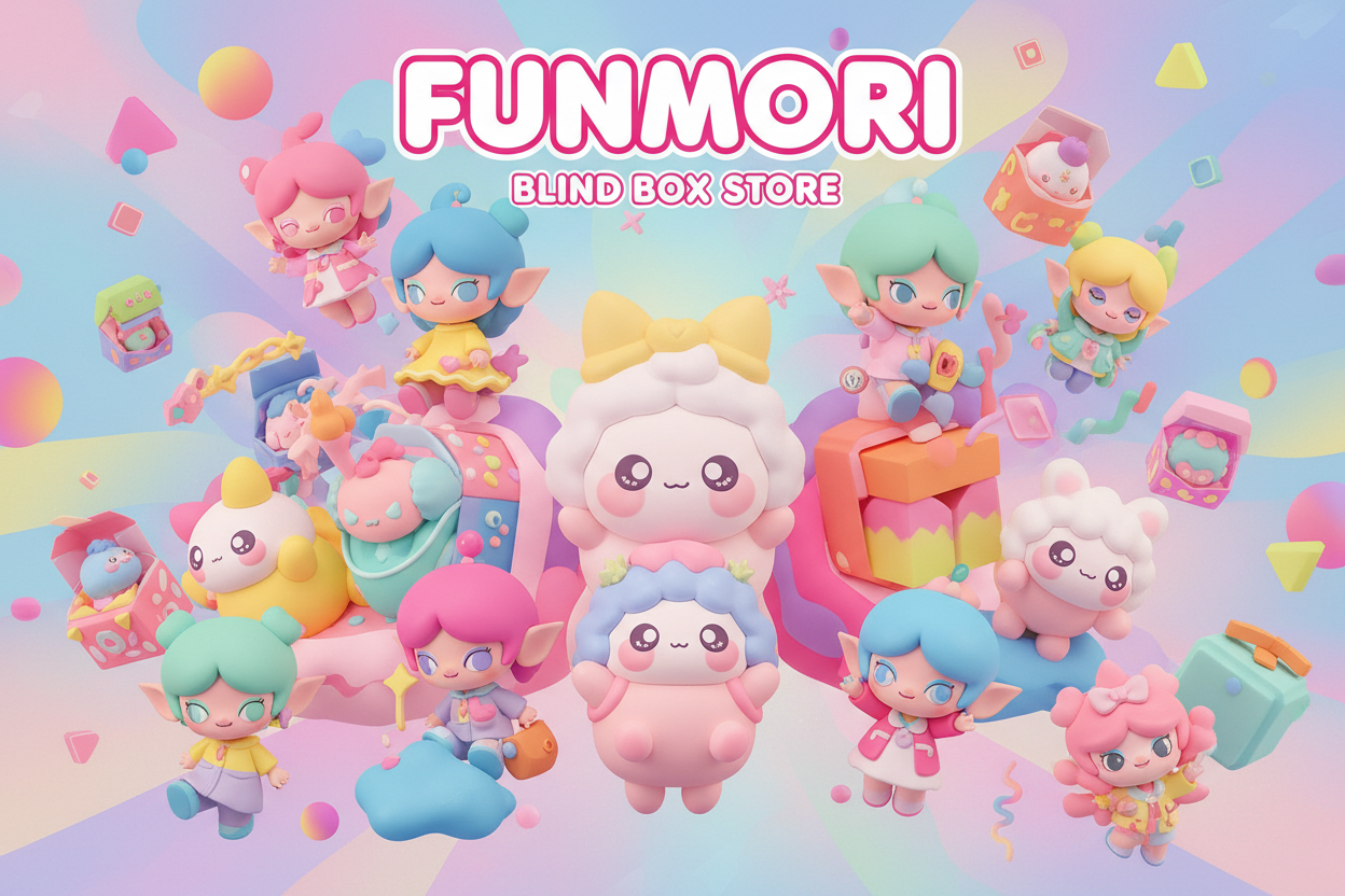 Funmori Brand Banner with Designer Toys