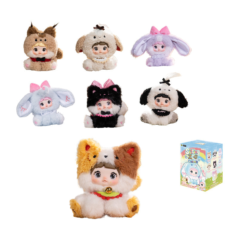Nommi Sitting Zoo Series Vinyl Plush Doll Keychain Blind Box