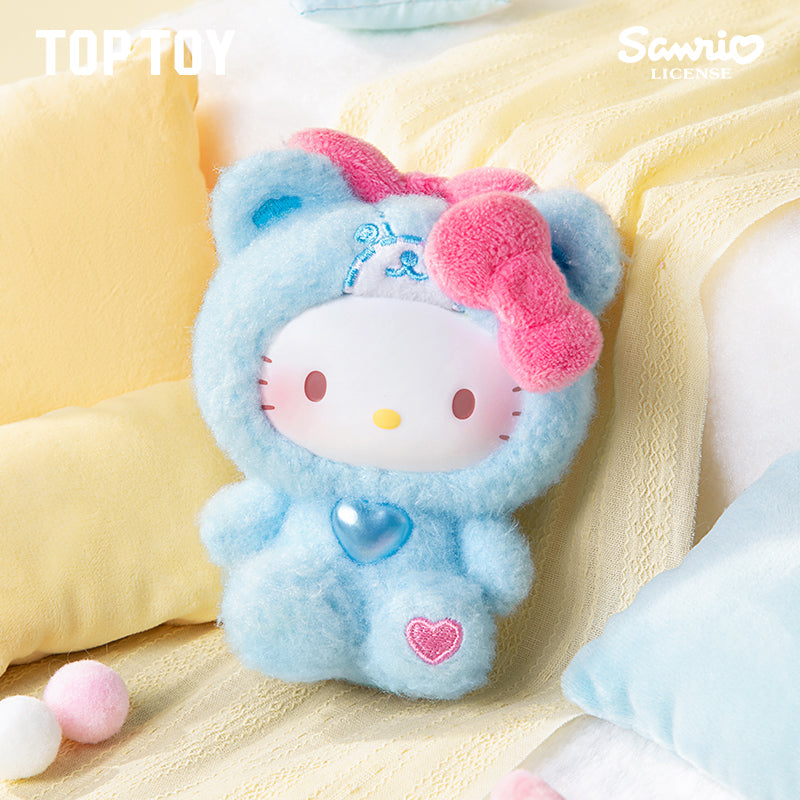 HELLO KITTY Teddy Pajamas Plush Keychain Series Blind Box