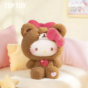 HELLO KITTY Teddy Pajamas Plush Keychain Series Blind Box