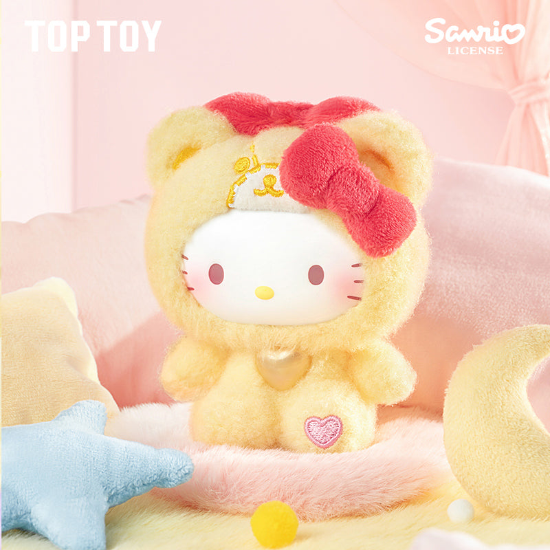 HELLO KITTY Teddy Pajamas Plush Keychain Series Blind Box