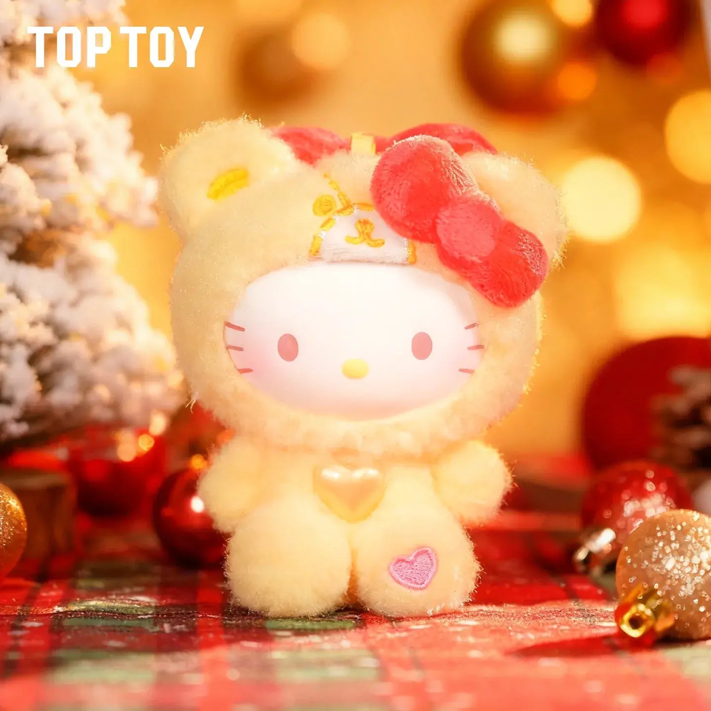 HELLO KITTY Teddy Pajamas Plush Keychain Series Blind Box