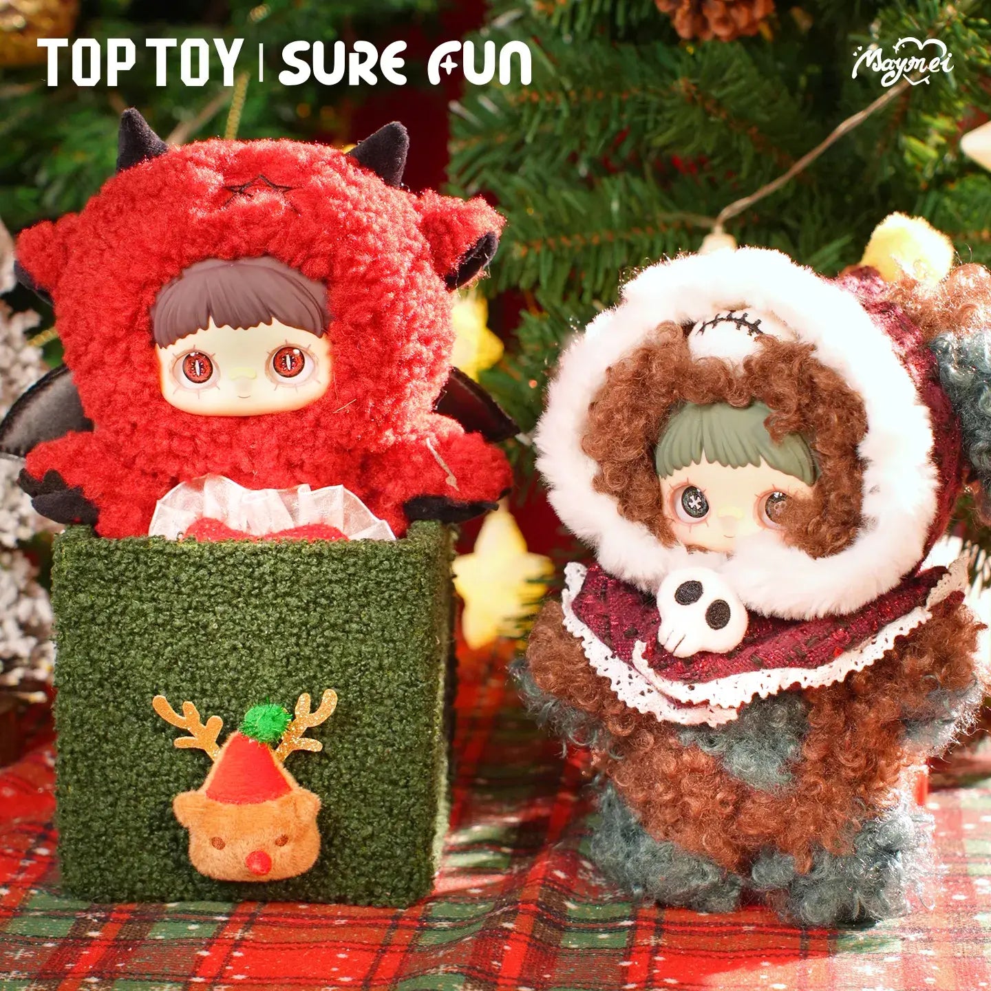【LIMITED】MayMei Winter Weirdness Series Keychain Plush Blind Box
